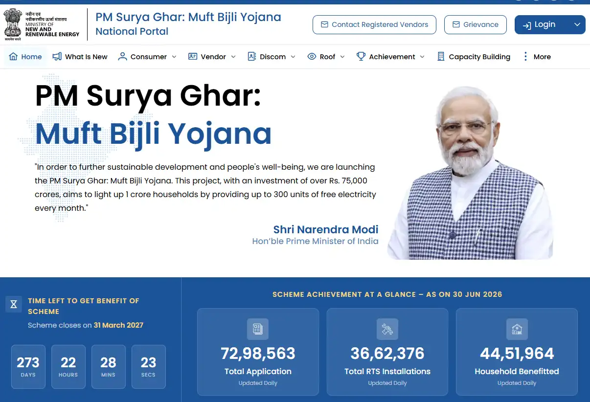 National Portal for Rooftop Solar